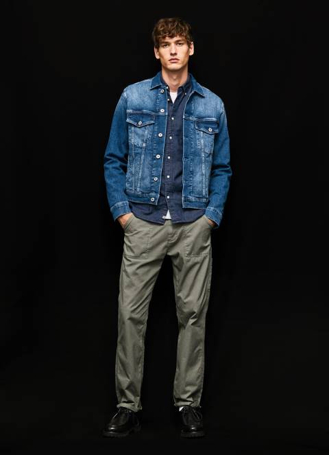 muškarci traper pinner regular fit traper jakna Pepe Jeans JZ8H831