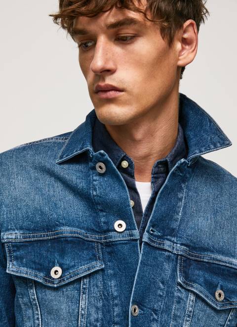 muškarci traper pinner regular fit traper jakna Pepe Jeans JZ8H831