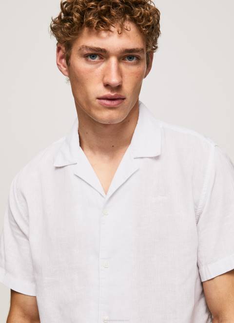 muškarci bijela Lastingham majica kratkih rukava Pepe Jeans JZ8H1060