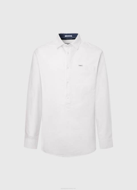 muškarci bijela Lawson oksfordska košulja regularnog kroja Pepe Jeans JZ8H1044