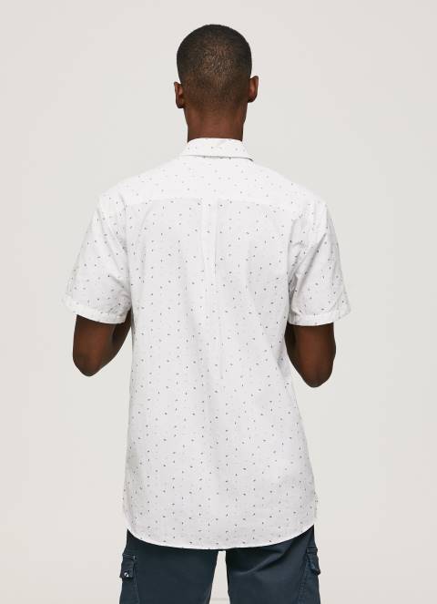 muškarci bijela lindenberg majica kratkih rukava Pepe Jeans JZ8H1063