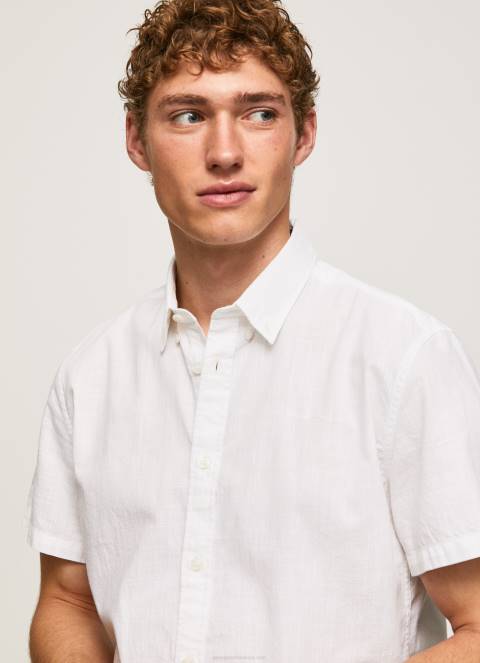 muškarci bijela lothersdale košulja kratkih rukava Pepe Jeans JZ8H1069