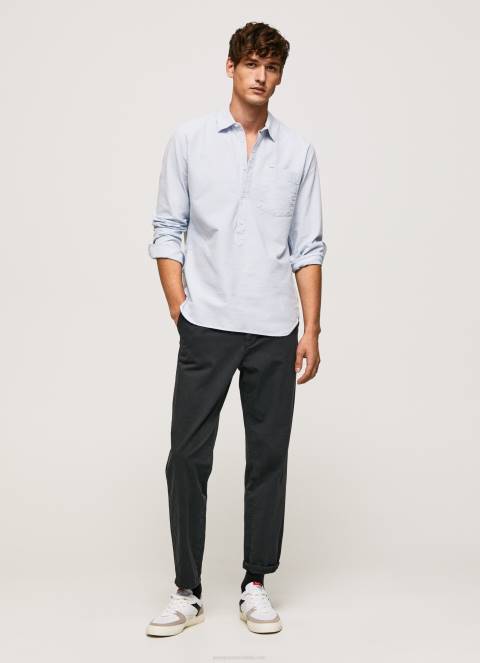 muškarci bjelilo plavo Lawson oksfordska košulja regularnog kroja Pepe Jeans JZ8H1052