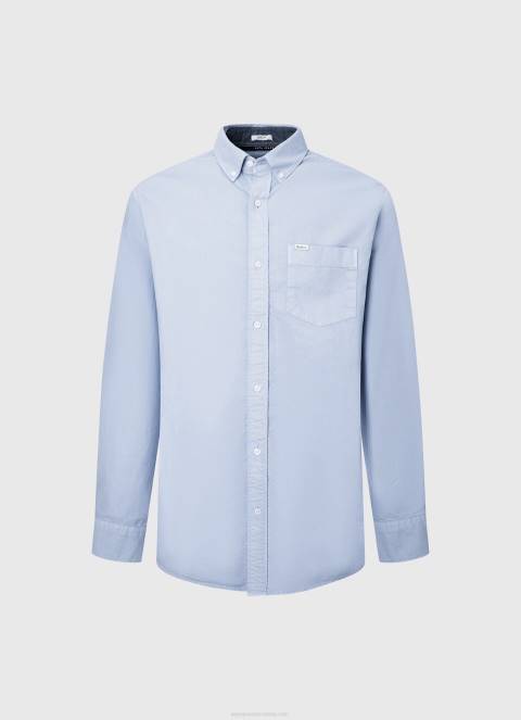 muškarci bjelilo plavo fabio oxford košulja regularnog kroja Pepe Jeans JZ8H1027