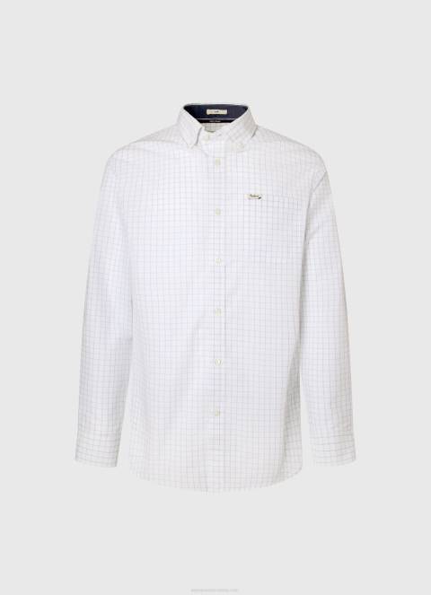 muškarci bjelilo plavo larry uska košulja od poplina Pepe Jeans JZ8H1028