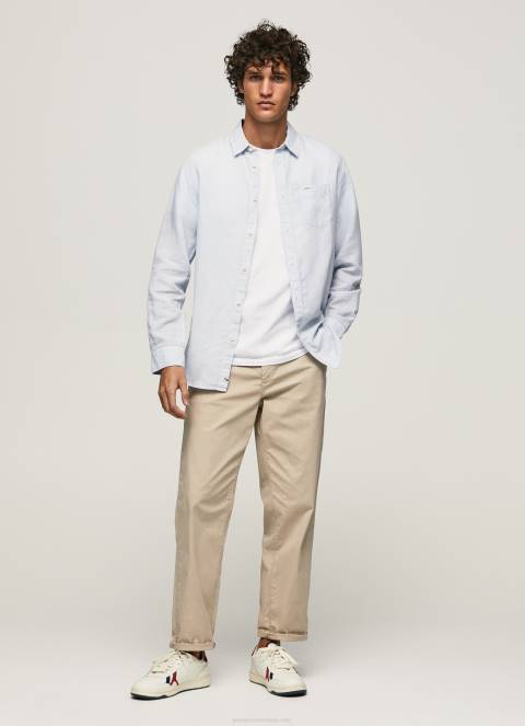 muškarci bjelilo plavo parker majica dugih rukava Pepe Jeans JZ8H1071