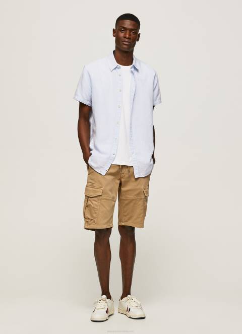 muškarci bjelilo plavo parker majica kratkih rukava Pepe Jeans JZ8H1054