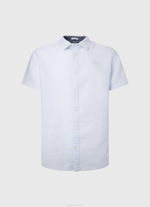 muškarci bjelilo plavo parker majica kratkih rukava Pepe Jeans JZ8H1054