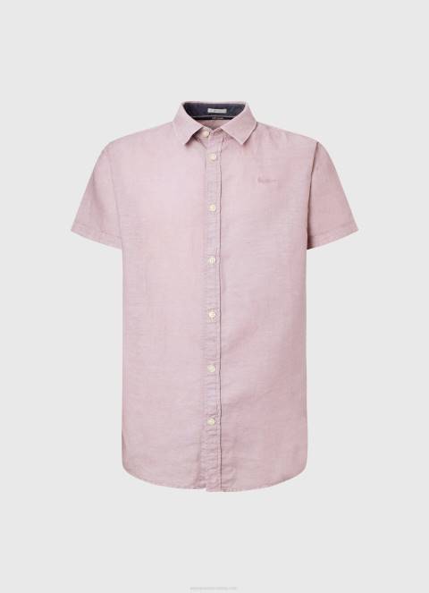 muškarci bjelilo ružičasto parker majica kratkih rukava Pepe Jeans JZ8H1058