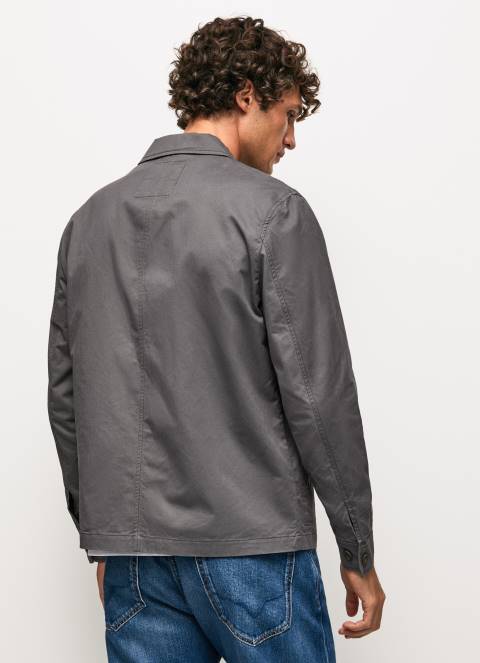 muškarci isprano crno majica od kepera opuštenog kroja Pepe Jeans JZ8H1047