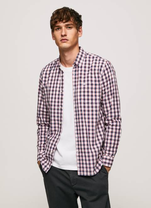 muškarci jarman load dvobojna kockasta košulja Pepe Jeans JZ8H1066