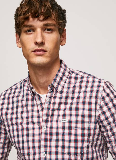 muškarci jarman load dvobojna kockasta košulja Pepe Jeans JZ8H1066