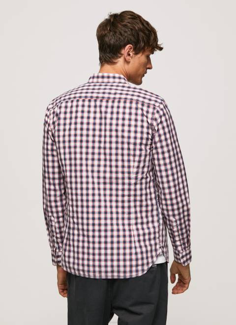 muškarci jarman load dvobojna kockasta košulja Pepe Jeans JZ8H1066