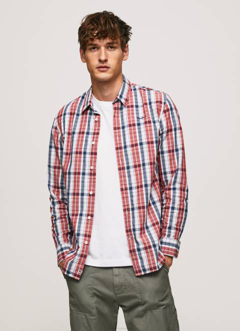 muškarci multi loick kockasta poplin košulja Pepe Jeans JZ8H1067