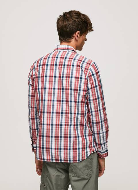 muškarci multi loick kockasta poplin košulja Pepe Jeans JZ8H1067