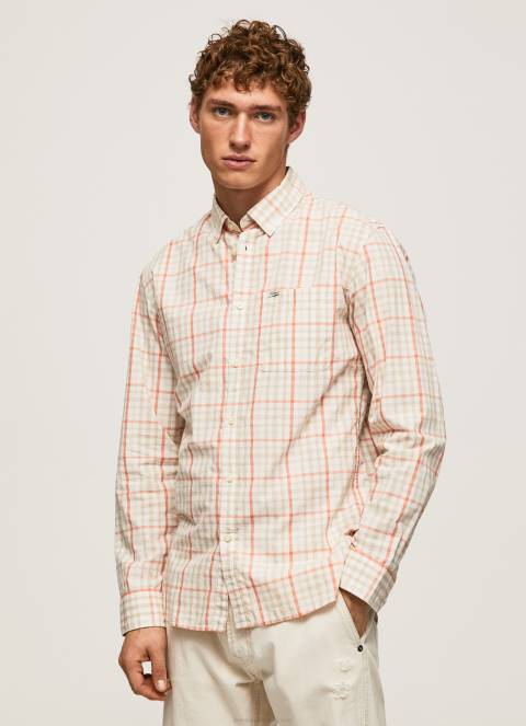 muškarci multi lory karirana poplin košulja Pepe Jeans JZ8H1068