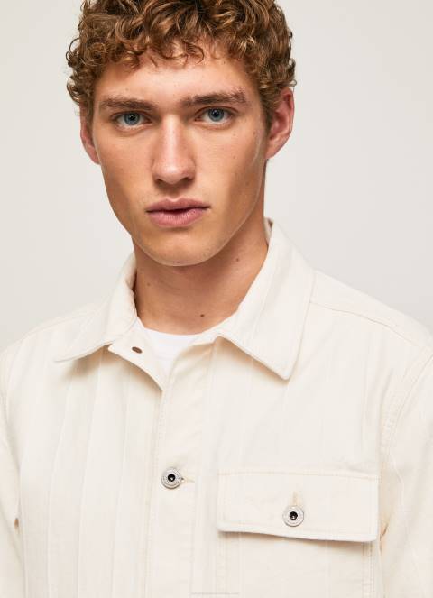 muškarci traper blake majica od trapera opuštenog kroja Pepe Jeans JZ8H1037