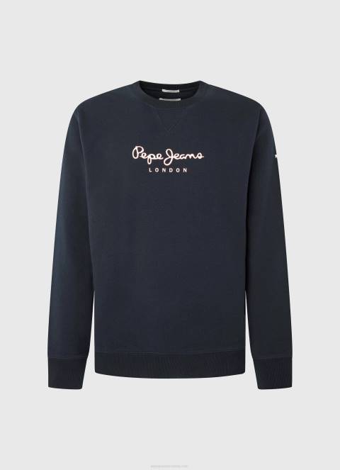 muškarci dulwich pamučni džemper s otisnutim logotipom Pepe Jeans JZ8H884