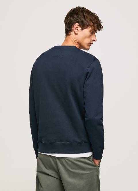 muškarci dulwich pamučni džemper sa zaobljenim ovratnikom Pepe Jeans JZ8H894