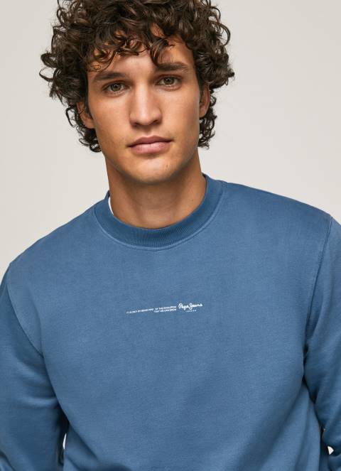 muškarci jarman pamučna majica s printom logotipa Pepe Jeans JZ8H907