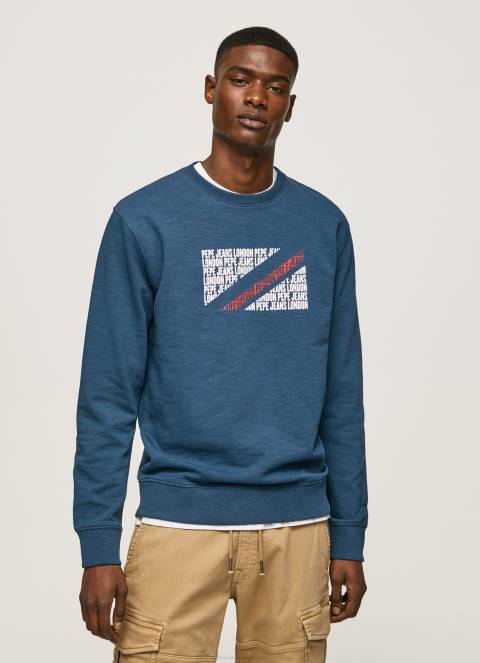 muškarci jarman skakač s logotipom zastave Pepe Jeans JZ8H891