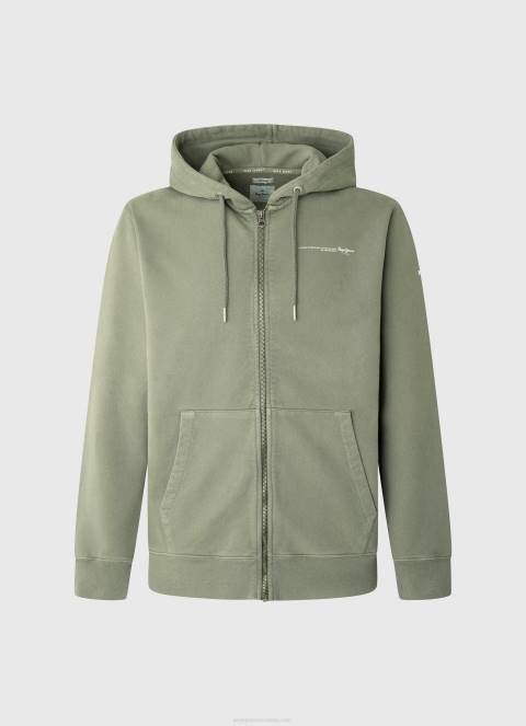 muškarci lijevanje džemper s logotipom i patentnim zatvaračem Pepe Jeans JZ8H912