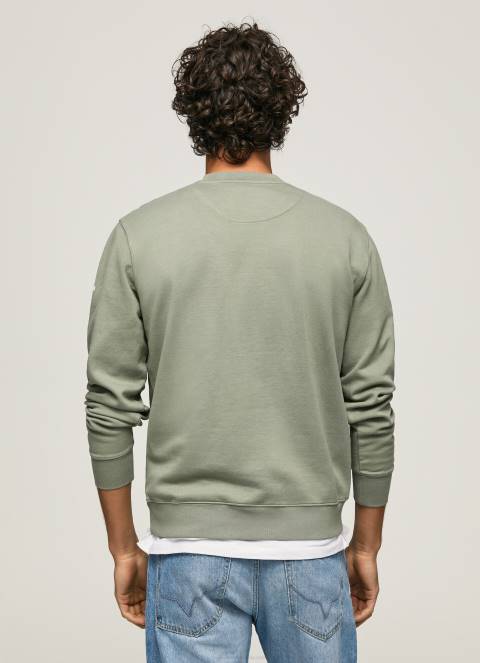 muškarci lijevanje pamučna majica s printom logotipa Pepe Jeans JZ8H908