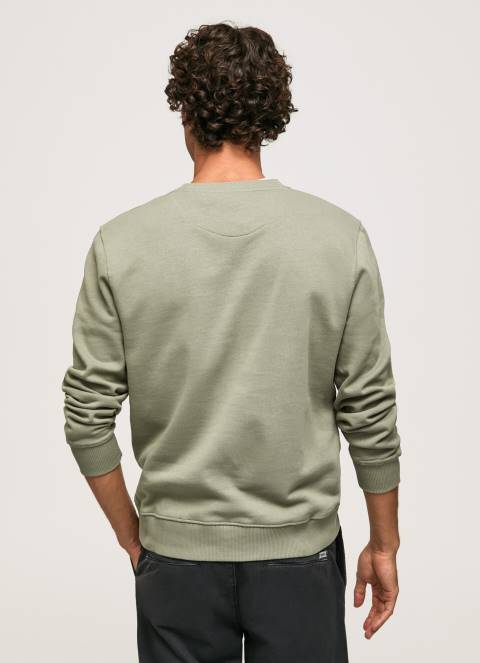 muškarci lijevanje pamučni džemper s izvezenim logotipom Pepe Jeans JZ8H874