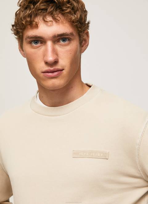 muškarci slad pamučni džemper ispran kiselinom Pepe Jeans JZ8H886