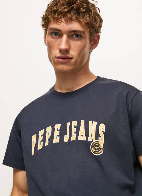 muškarci dulwich majica s printom logotipa Pepe Jeans JZ8H969
