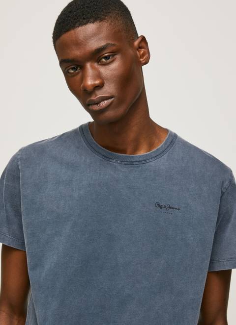 muškarci dulwich pamučna majica s otisnutim logotipom Pepe Jeans JZ8H948