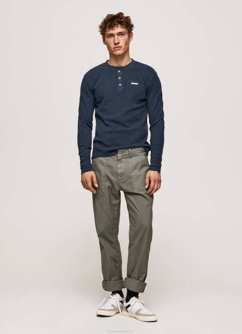 muškarci dulwich vafel pletena pamučna majica Pepe Jeans JZ8H923