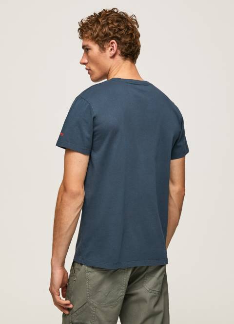 muškarci jarman majica s printom fotografija Pepe Jeans JZ8H954