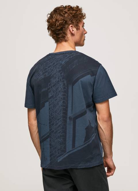 muškarci jarman majica s printom fotografija Pepe Jeans JZ8H980