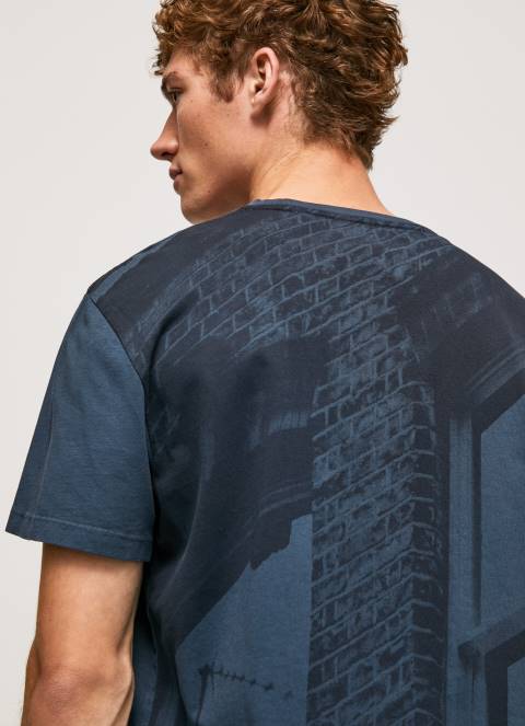 muškarci jarman majica s printom fotografija Pepe Jeans JZ8H980