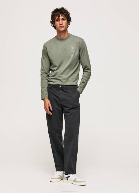 muškarci lijevanje pamučna majica dugih rukava Pepe Jeans JZ8H916