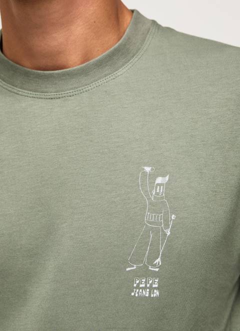 muškarci lijevanje pamučna majica dugih rukava Pepe Jeans JZ8H916