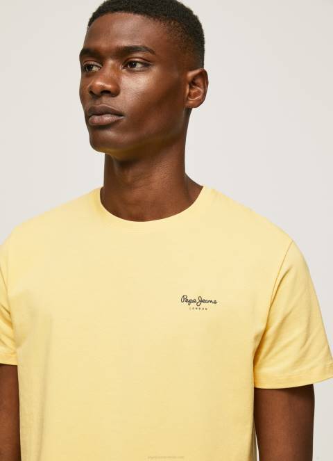 muškarci sjaj pamučna majica s otisnutim logotipom Pepe Jeans JZ8H943