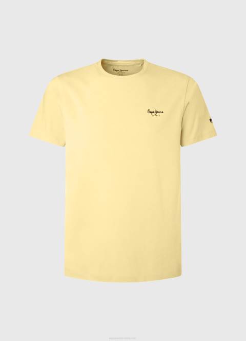 muškarci sjaj pamučna majica s otisnutim logotipom Pepe Jeans JZ8H943