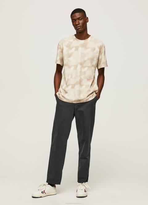 muškarci slad majica s kamuflažnim printom Pepe Jeans JZ8H963