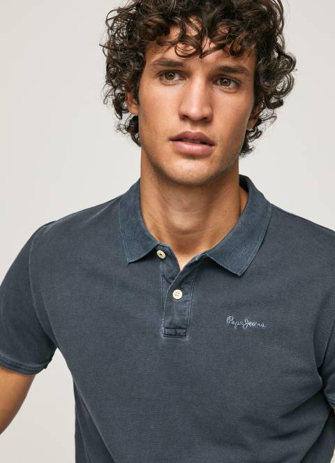 muškarci dulwich pike polo majica s izvezenim logotipom Pepe Jeans JZ8H1097