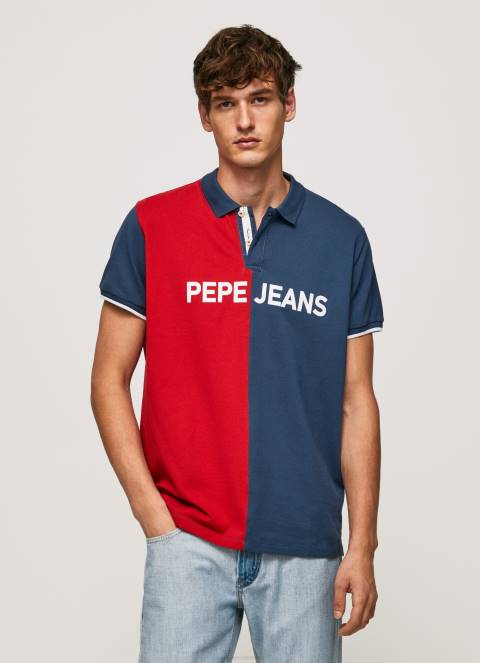 muškarci jarman color block pique polo majica Pepe Jeans JZ8H1082