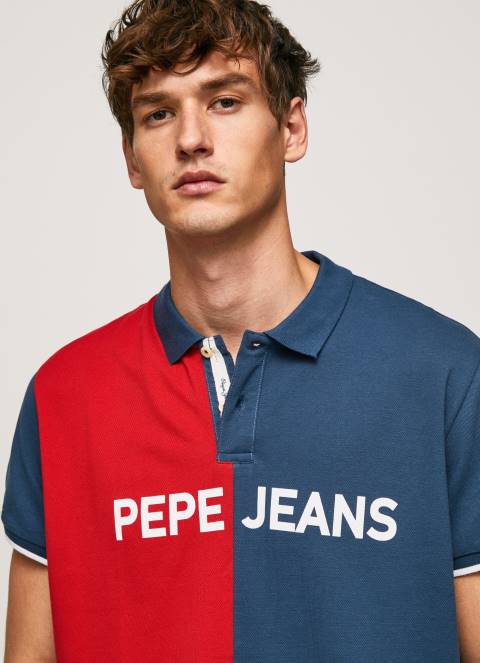 muškarci jarman color block pique polo majica Pepe Jeans JZ8H1082