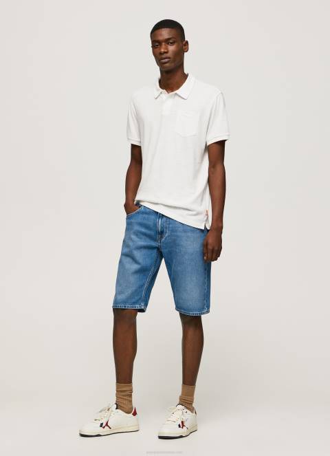 muškarci prljavo bijelo polo majica pamučno rublje Pepe Jeans JZ8H1089