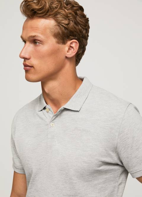 muškarci sivi lapor majica s logom Pepe Jeans JZ8H1084