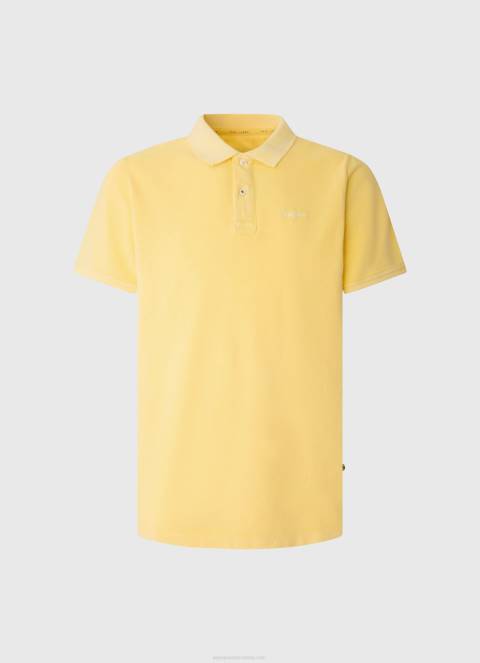 muškarci sjaj pike polo majica s izvezenim logotipom Pepe Jeans JZ8H1081