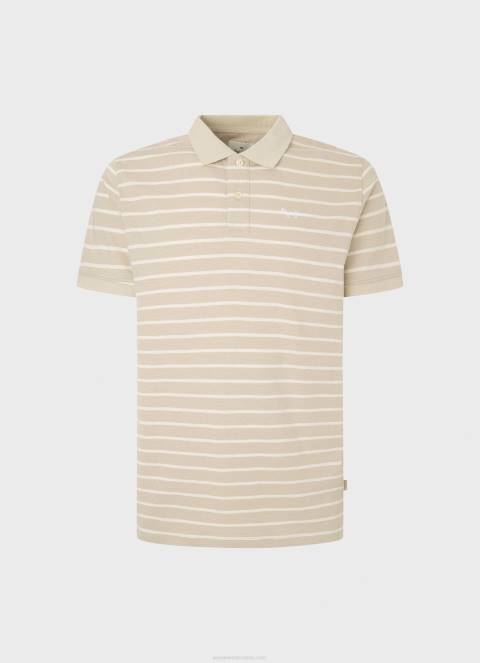 muškarci slad polo majica s prugastim printom Pepe Jeans JZ8H1093