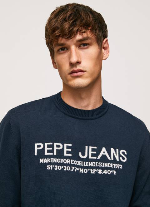 muškarci dulwich plutonski dres sa zaobljenim ovratnikom Pepe Jeans JZ8H850