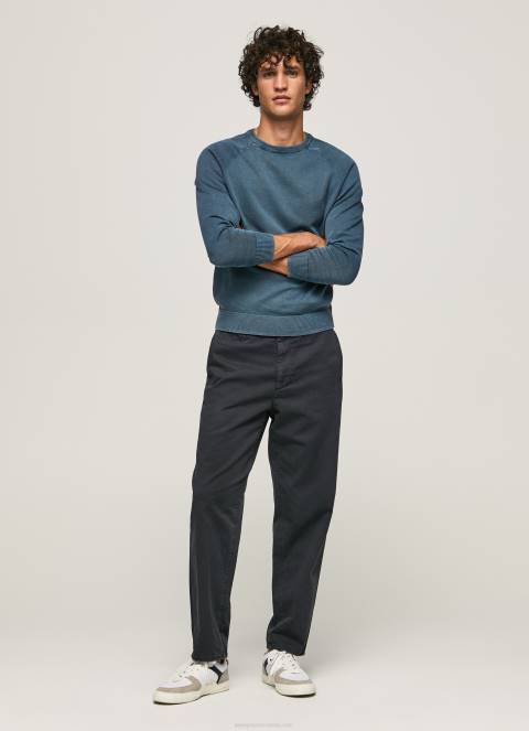 muškarci jarman pamučni žersej s okruglim ovratnikom Pepe Jeans JZ8H864