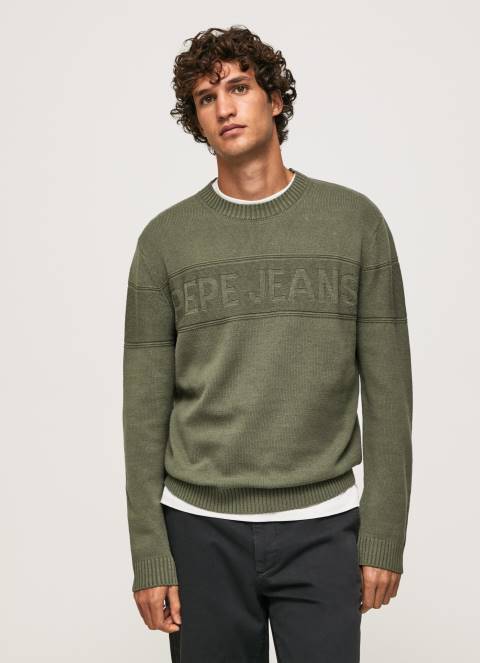 muškarci lijevanje pamučni žersej s okruglim izrezom Pepe Jeans JZ8H856